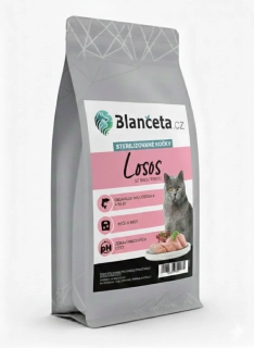 Blančeta - GRAIN FREE sterilizované kočky Losos s bílou rybou 1,5kg