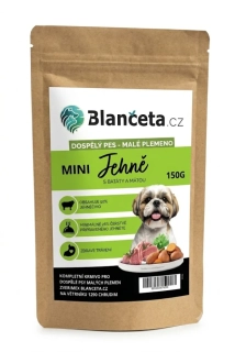Blančeta - GRAIN FREE dospělý pes MINI Jehně s batáty a mátou 150g