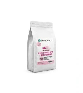 Blančeta - Hypoalergenní krmivo SRST + ANTI-HAIRBALL kočka 400g